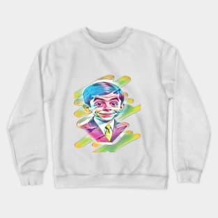 Animated Mr. Bean: Childhood Geometric Delight Crewneck Sweatshirt